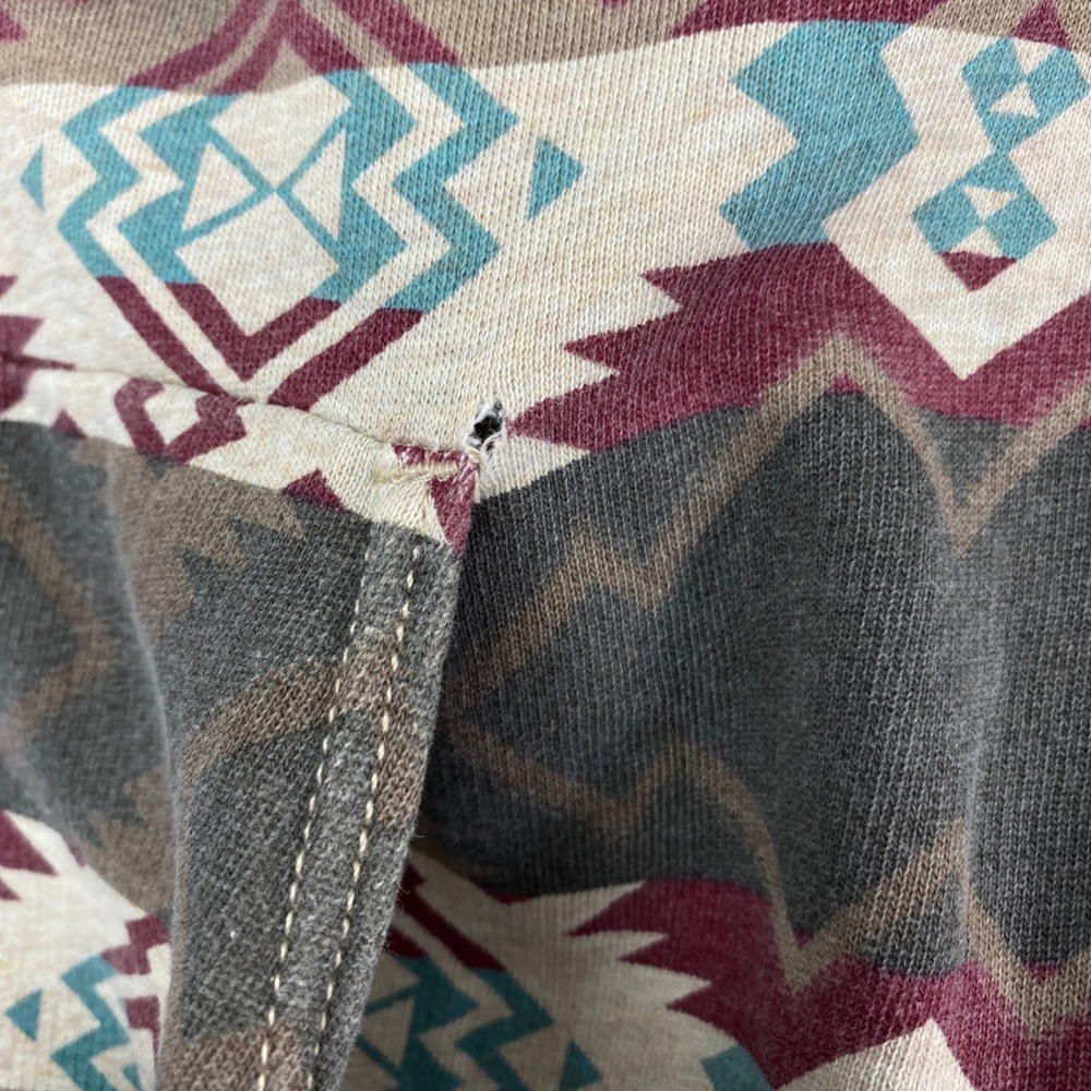 Denim & Supply Ralph Lauren Southwestern Flag Hoodie Men Large Aztec Print - Picture 10 of 16